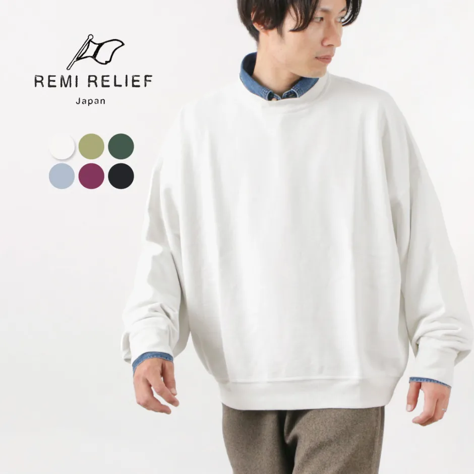 Sweatshirts^REMI RELIEF / SP Processed Lining BIG Size Crew