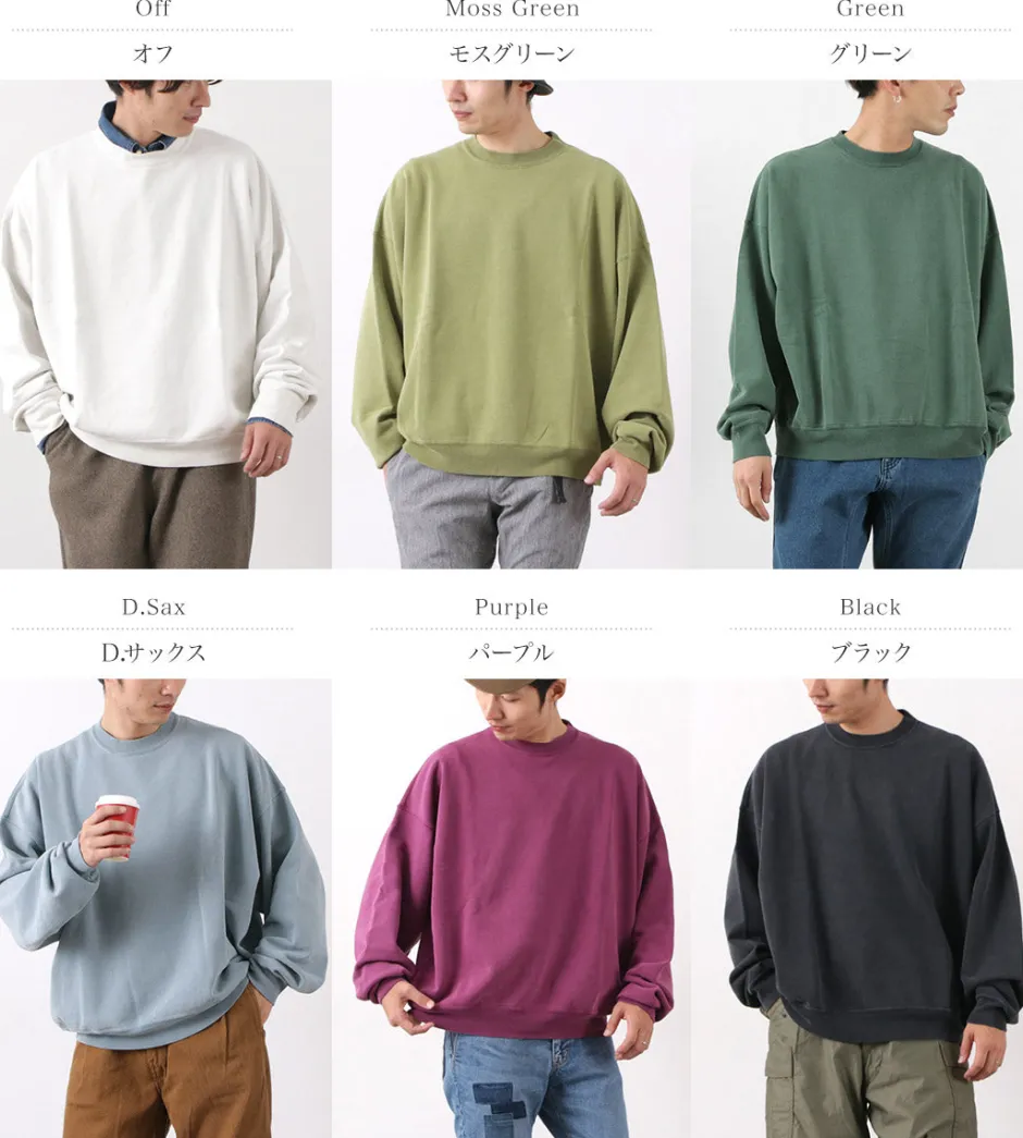 Sweatshirts^REMI RELIEF / SP Processed Lining BIG Size Crew