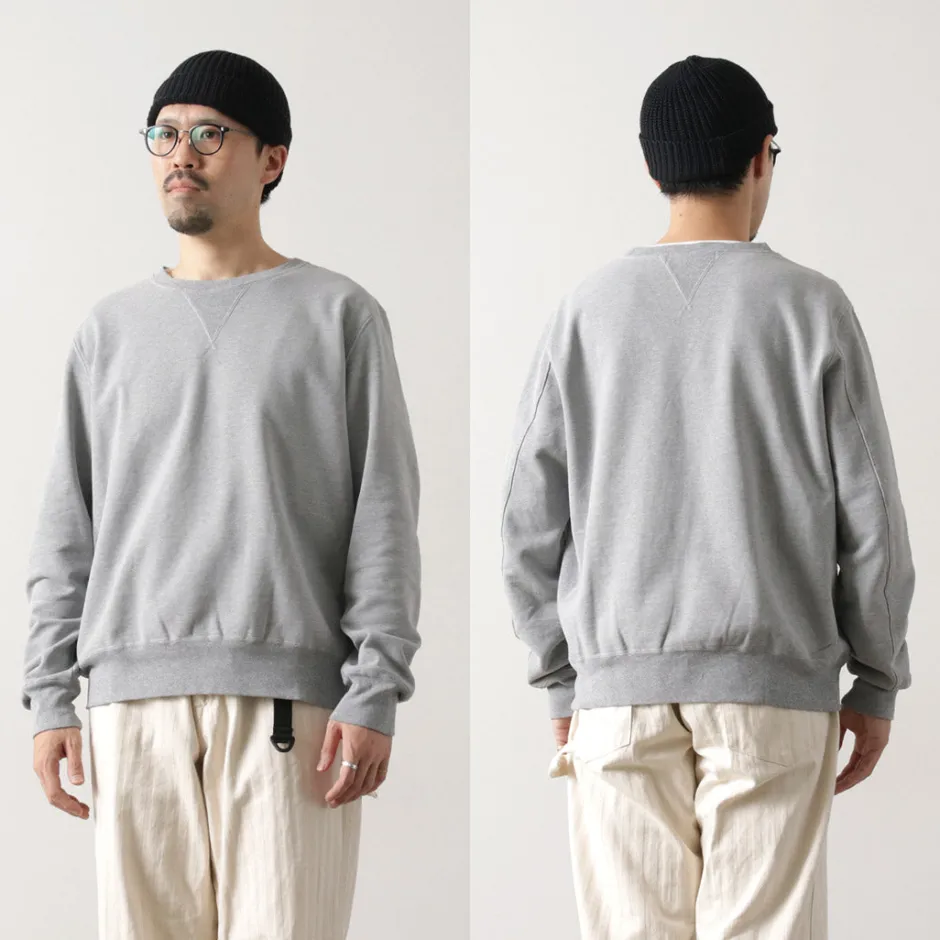 remi_relief__spfinished_pile_crew_solid_color_14.webp Sweatshirts^REMI RELIEF / SP-Finished Pile Crew (Solid Color)