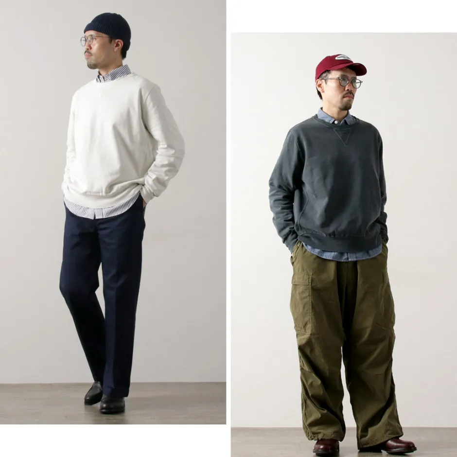 remi_relief__spfinished_pile_crew_solid_color_15.webp Sweatshirts^REMI RELIEF / SP-Finished Pile Crew (Solid Color)