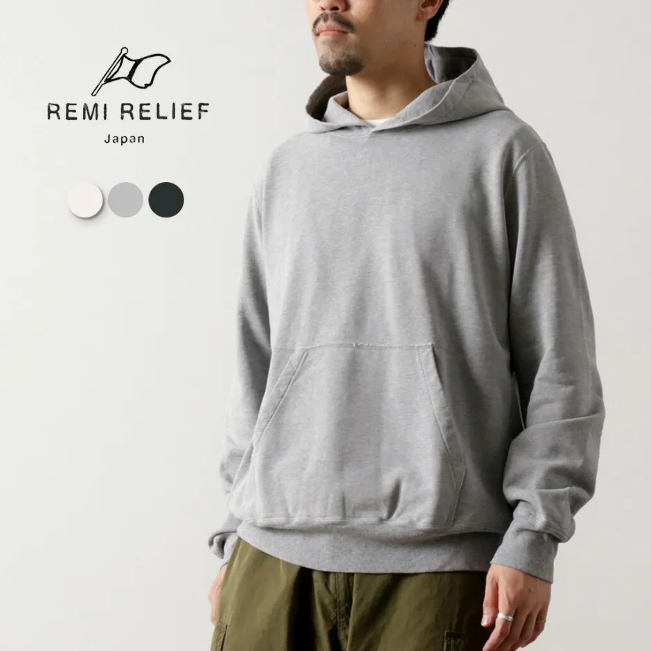 Sweatshirts^REMI RELIEF / SP-Finished Pile Hoodie (Solid Color)