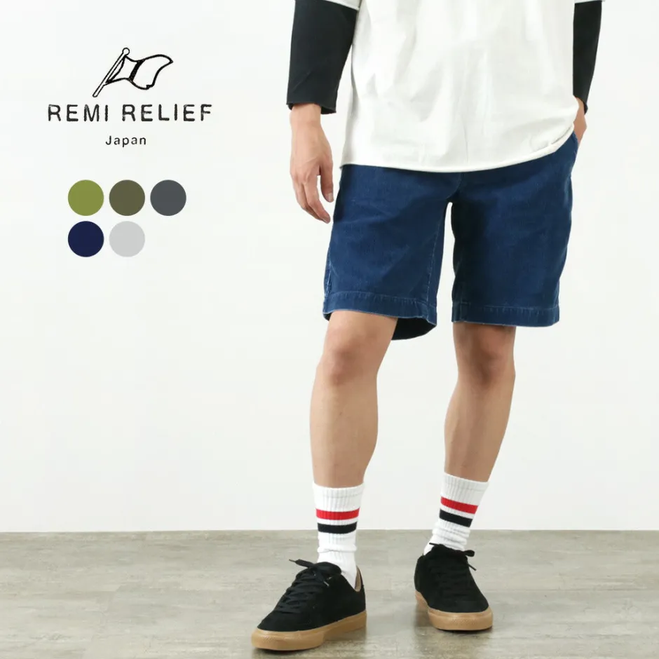Shorts^REMI RELIEF / Sulfured Corduroy Regular Shorts