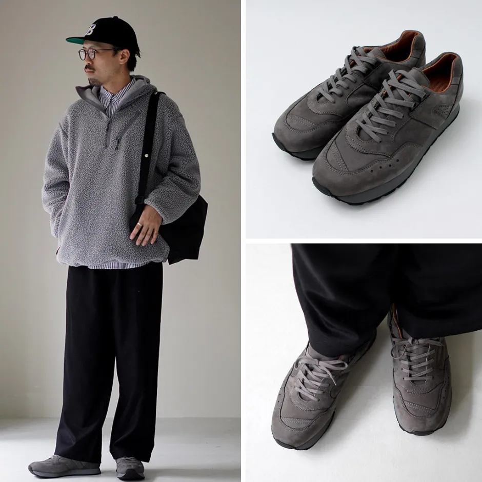Sneakers^REPRODUCTION OF FOUND / French Trainers Italian Nubuck Leather