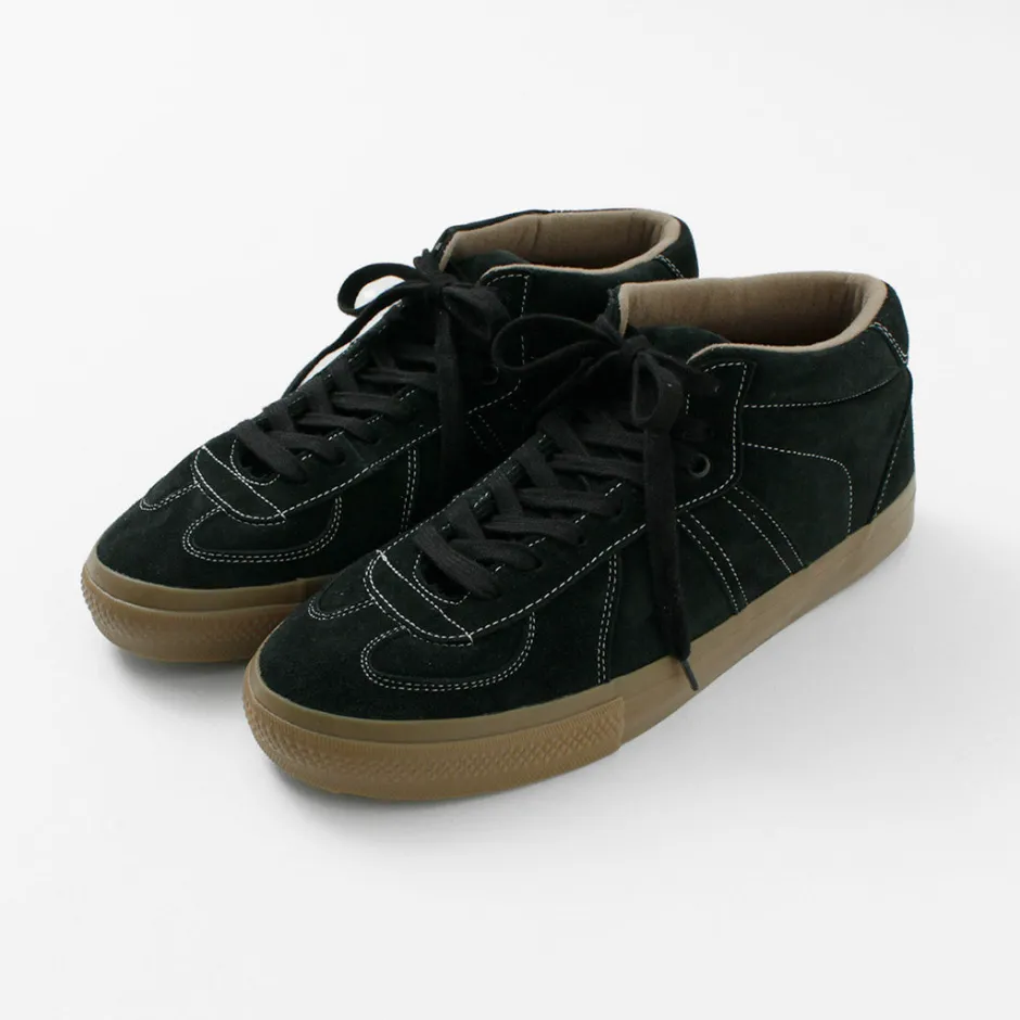 Sneakers^REPRODUCTION OF FOUND / German military trainers half cut shrink leather Sneaker