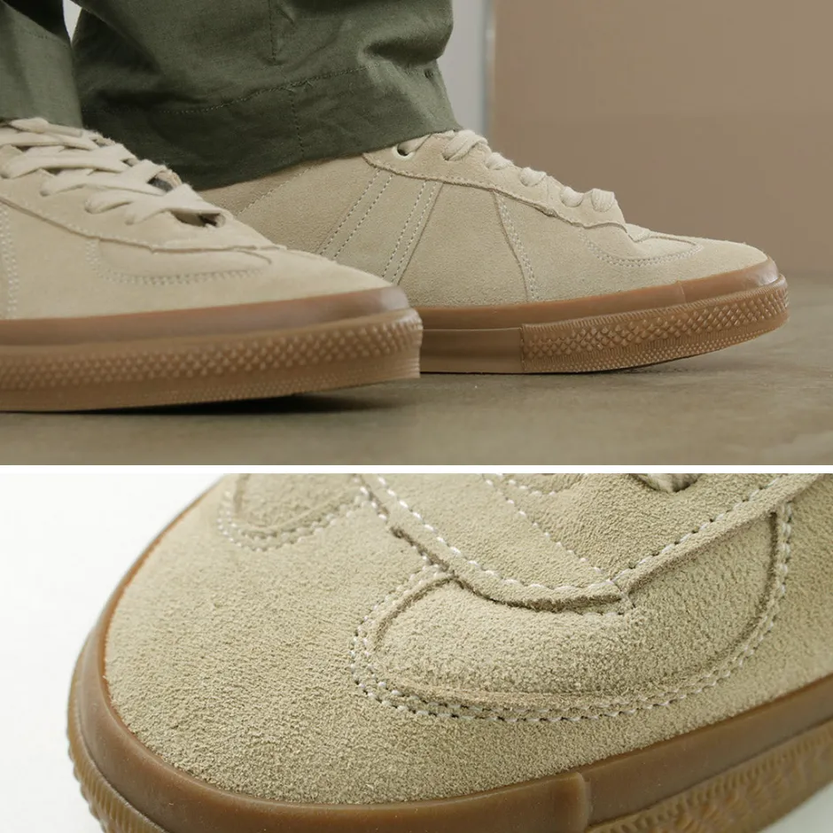 Sneakers^REPRODUCTION OF FOUND / German military trainers half cut shrink leather Sneaker