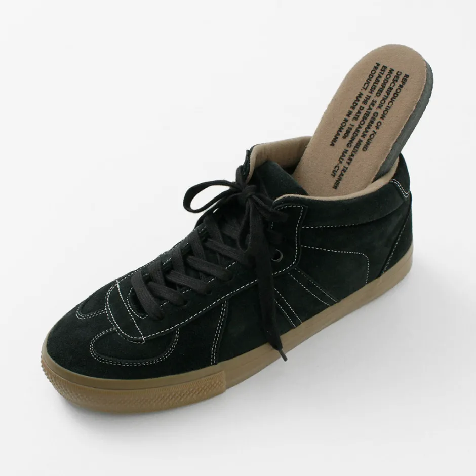 Sneakers^REPRODUCTION OF FOUND / German military trainers half cut shrink leather Sneaker