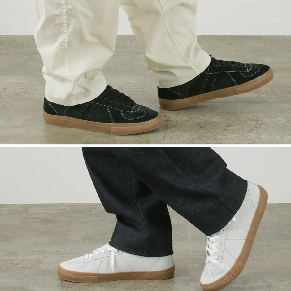 Sneakers^REPRODUCTION OF FOUND / German military trainers half cut shrink leather Sneaker