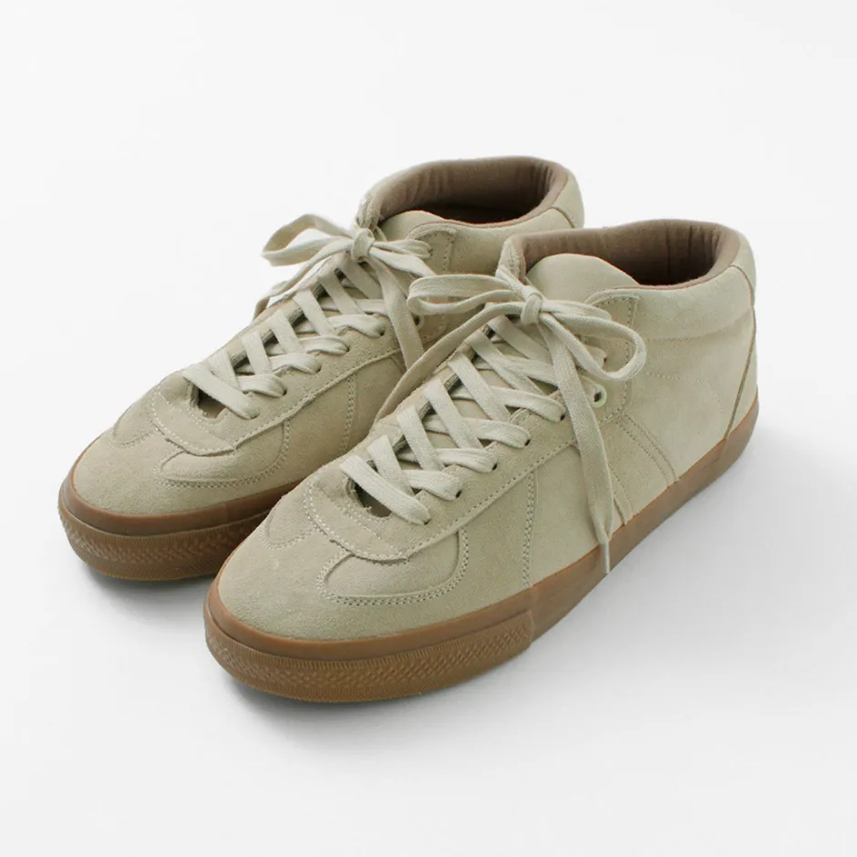 Sneakers^REPRODUCTION OF FOUND / German military trainers half cut shrink leather Sneaker