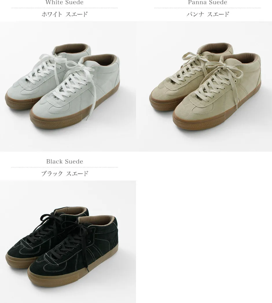 Sneakers^REPRODUCTION OF FOUND / German military trainers half cut shrink leather Sneaker