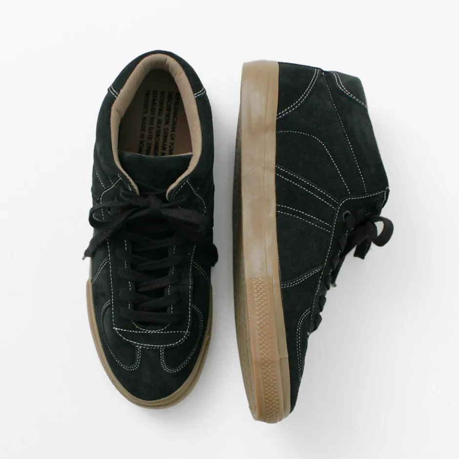 Sneakers^REPRODUCTION OF FOUND / German military trainers half cut shrink leather Sneaker