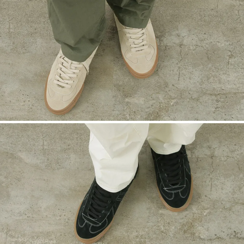 Sneakers^REPRODUCTION OF FOUND / German military trainers half cut shrink leather Sneaker