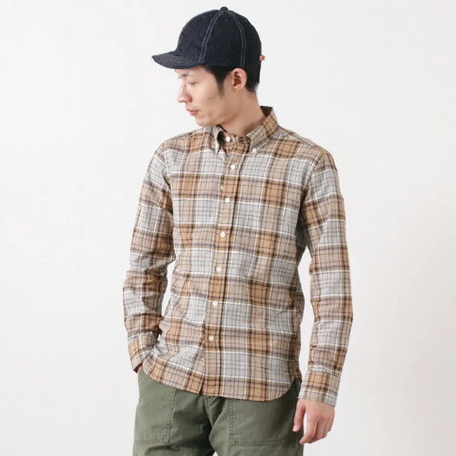 Shirts^ROCOCO / Cotton Linen Madras Check Button-down Shirt