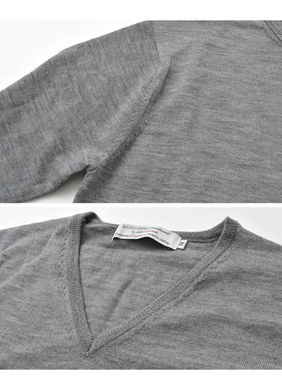 Knits^ROCOCO / Italian Extra Fine Merino Wool 14GG High Gauge Knits