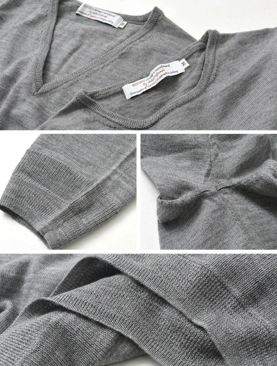 Knits^ROCOCO / Italian Extra Fine Merino Wool 14GG High Gauge Knits