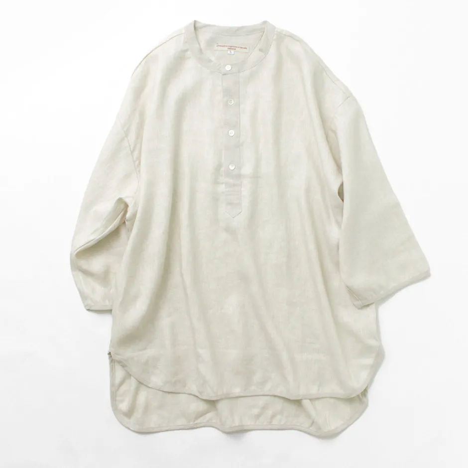 T-Shirts^ROCOCO / Linen cloth Henley Neck T-Shirt