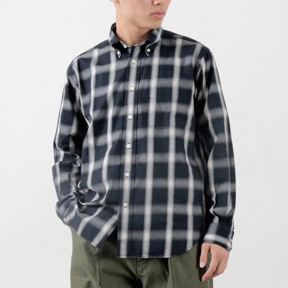 Shirts^ROCOCO / Ombre Check Button Down Shirt Classic Fit