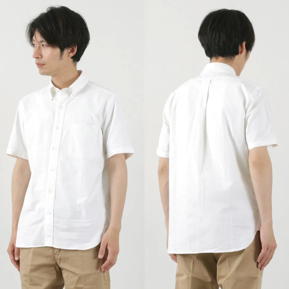 Shirts^ROCOCO / Premium Oxford Short Sleeve Button Down Shirt