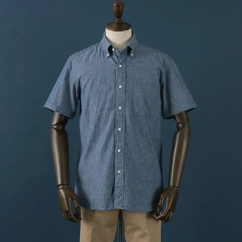 Shirts^ROCOCO / Selvage Chambray S/S Button Down Shirt