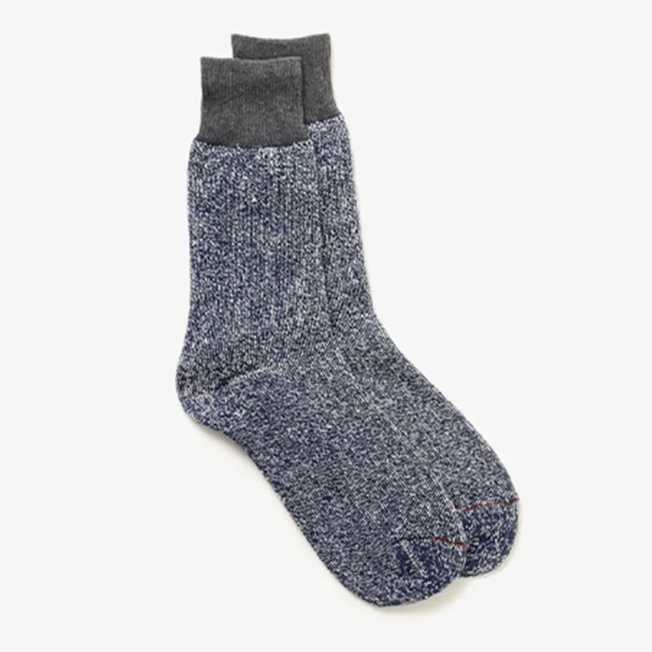 Socks^ROTOTO / Double Face Crew Socks Silk & Cotton