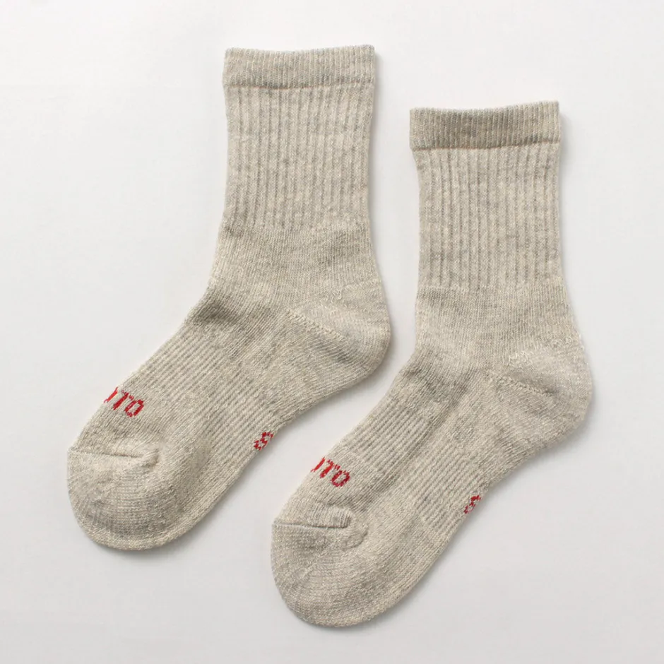 Socks^ROTOTO / Double Face Mini Crew Socks Organic Cotton