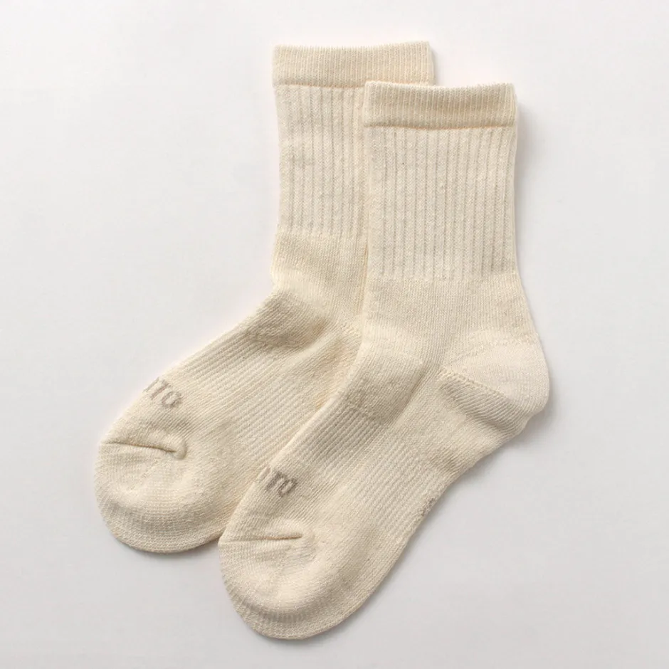 Socks^ROTOTO / Double Face Mini Crew Socks Organic Cotton