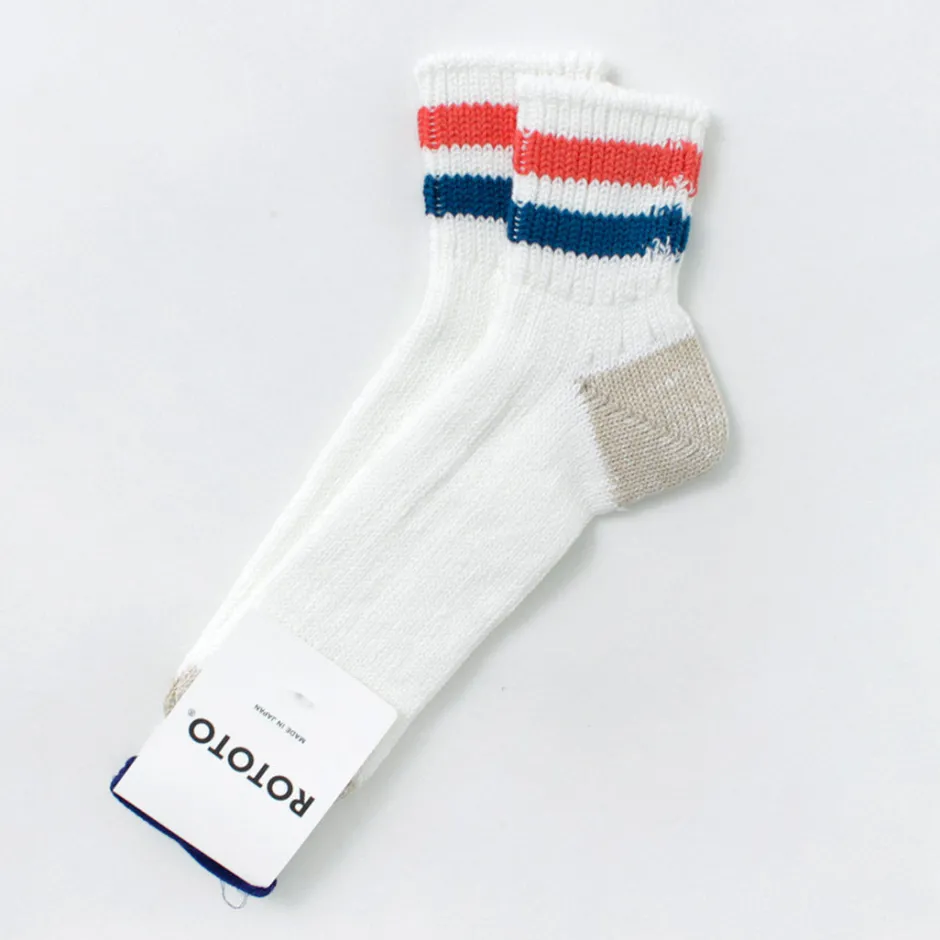 Socks^ROTOTO / O.S. Ribbed ankle socks
