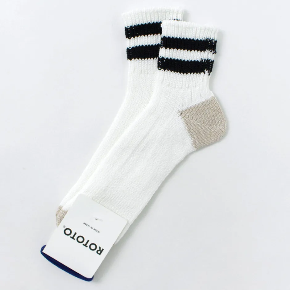 Socks^ROTOTO / O.S. Ribbed ankle socks