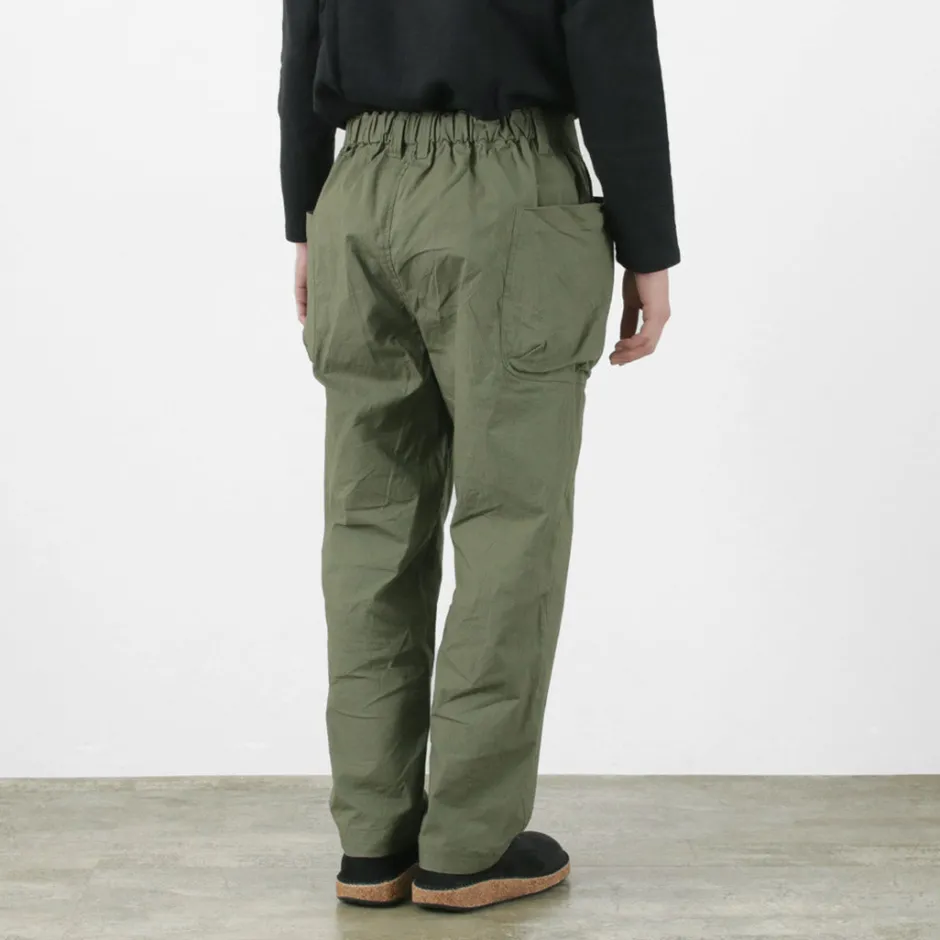 Work Pants & Chinos^SAGE DE CRET / Ripstop stretch peg top work pants olive