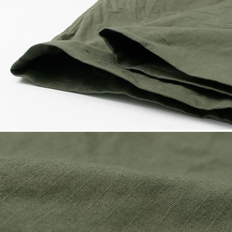 Work Pants & Chinos^SAGE DE CRET / Ripstop stretch peg top work pants olive