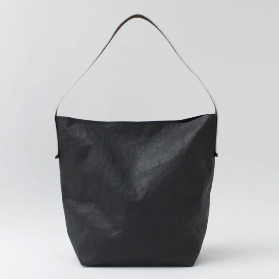 Shoulder Bags^SENTI / Dyneema Leather Box Type Shoulder Bag black