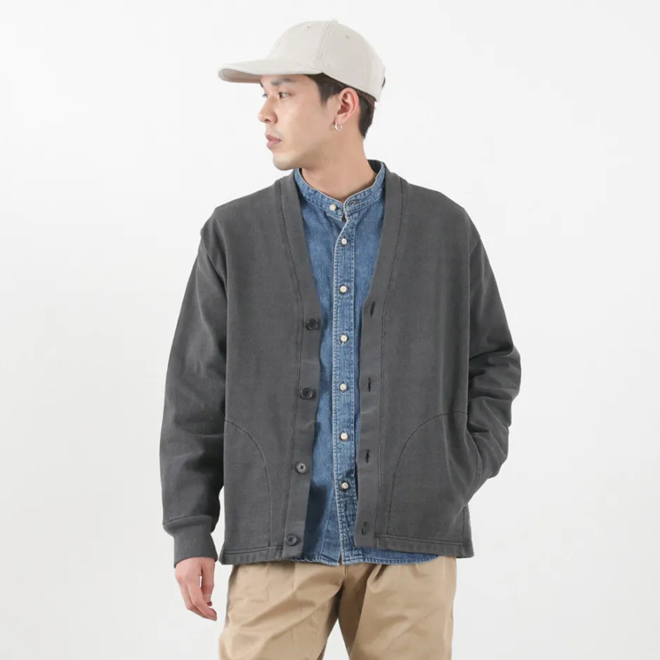 Cardigans^SI / Moss Stitch Pigment Cardigan