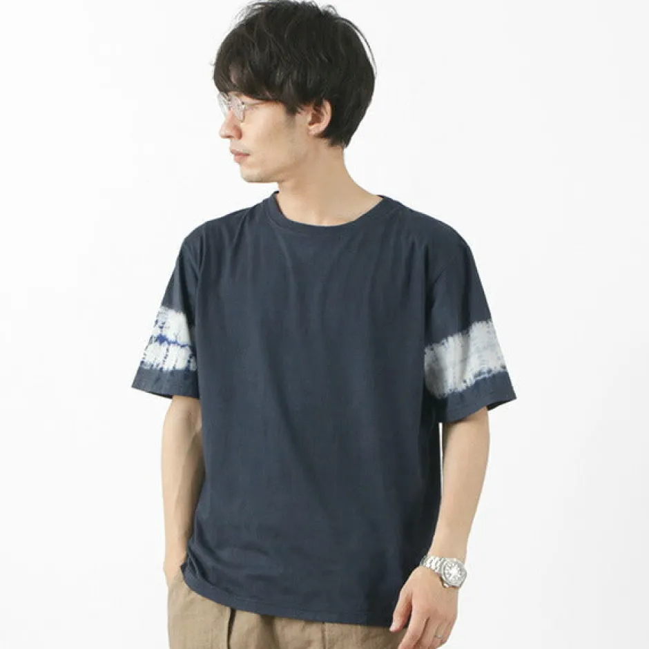 T-Shirts^SLOW HANDS / Tie-Dye Sleeve T-Shirt
