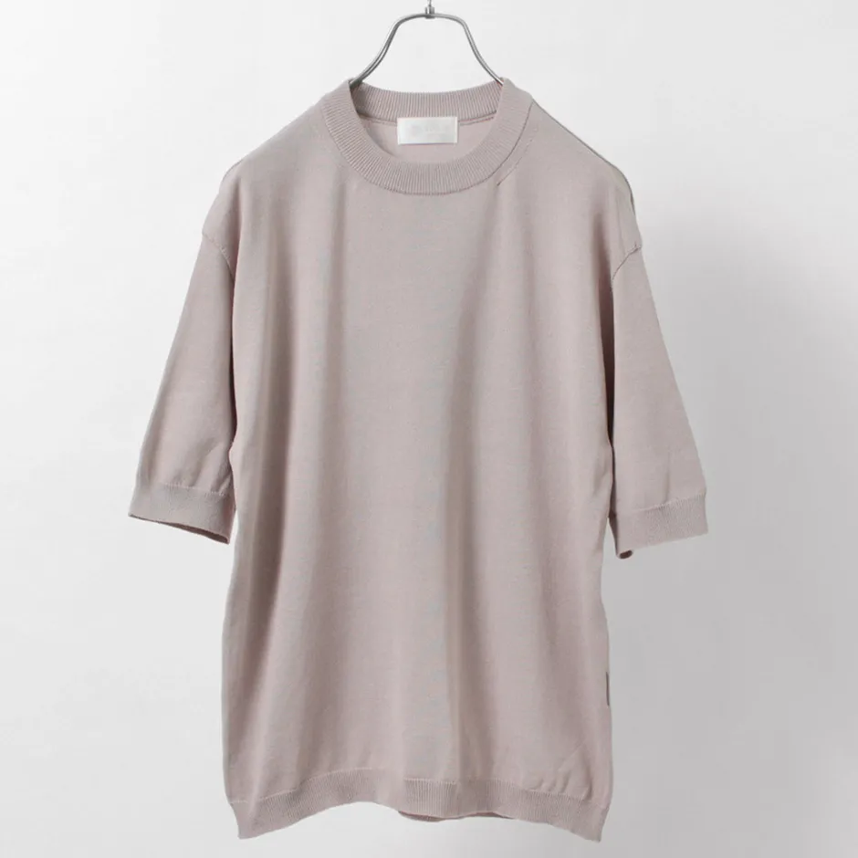 T-Shirts^SOGLIA / Cotton Fitted Seamless Knit Tee