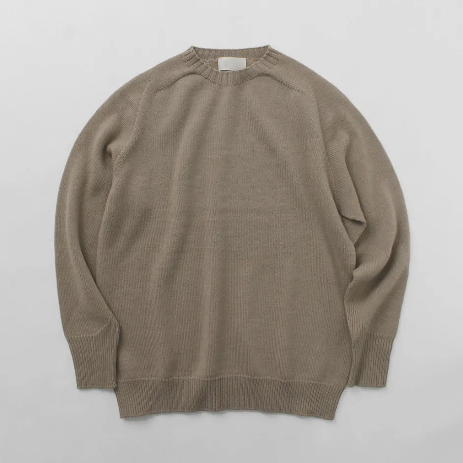 Knits^SOGLIA / Weaners Seamless Merino Wool Crew Neck Sweater