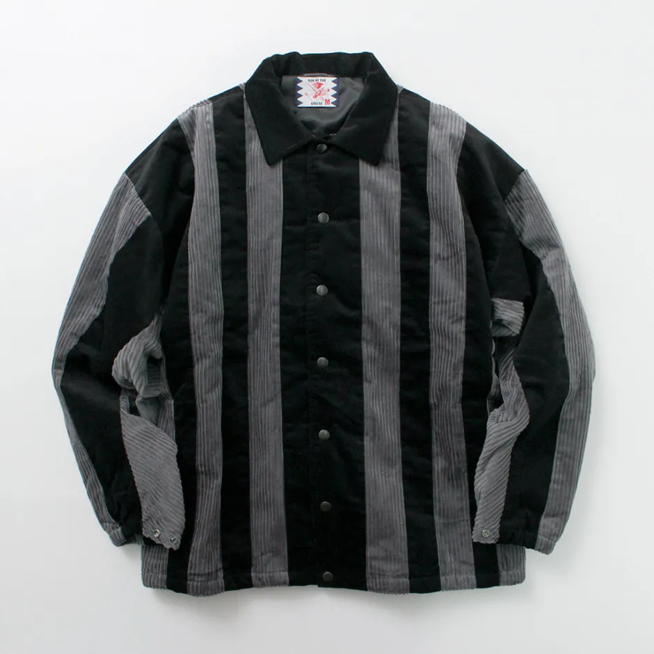 Jackets^SON OF THE CHEESE / Striped Corduroy Jacket black