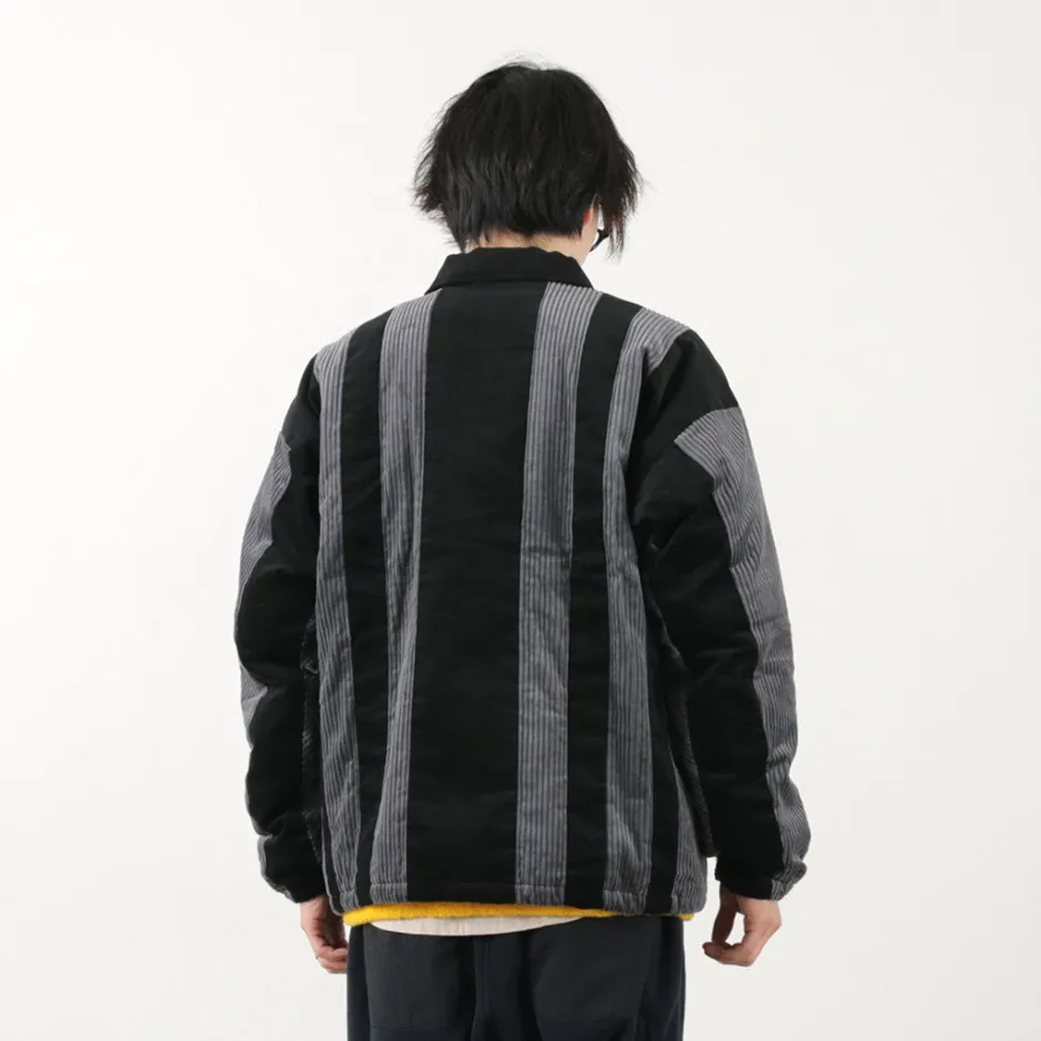 Jackets^SON OF THE CHEESE / Striped Corduroy Jacket black