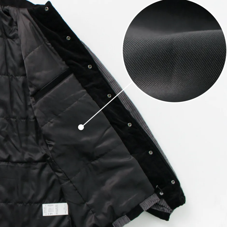Jackets^SON OF THE CHEESE / Striped Corduroy Jacket black