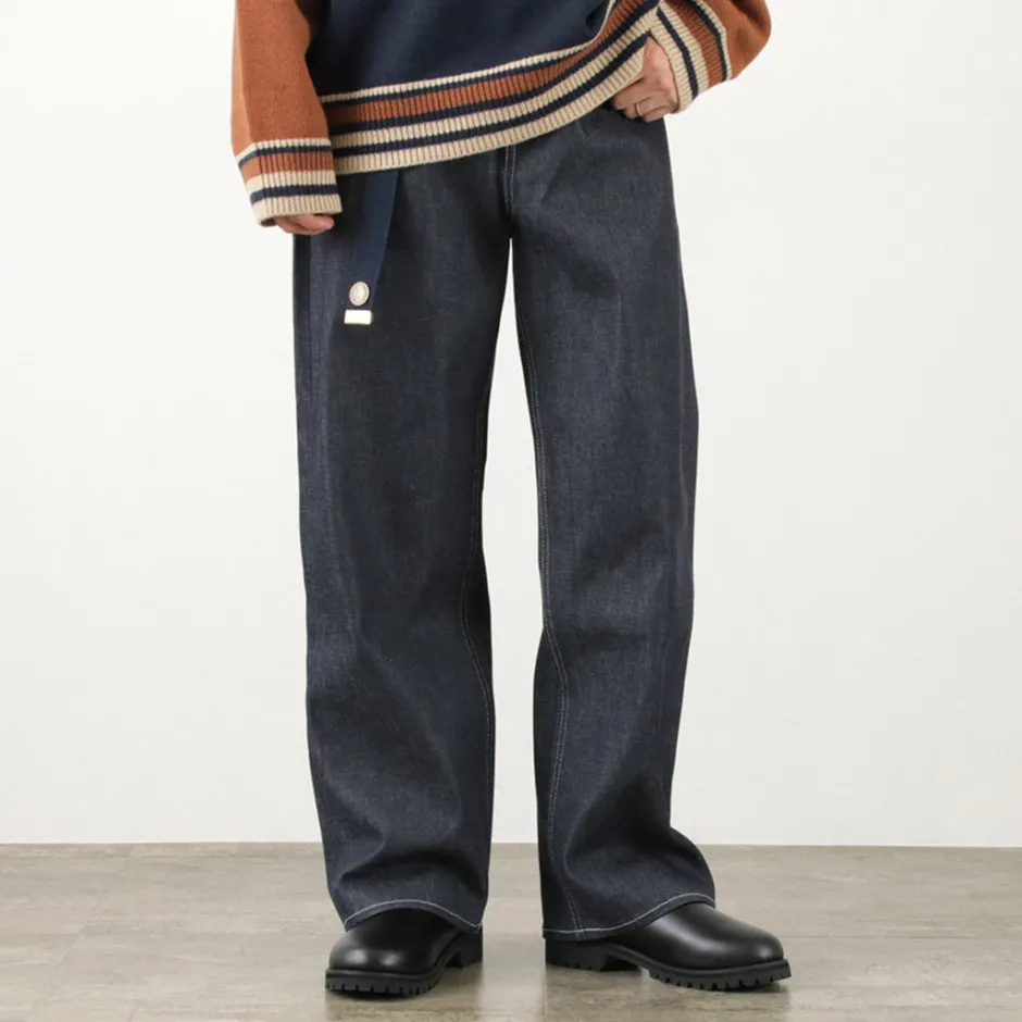 Jeans^SON OF THE CHEESE / Wide 5 Pocket Pants denim