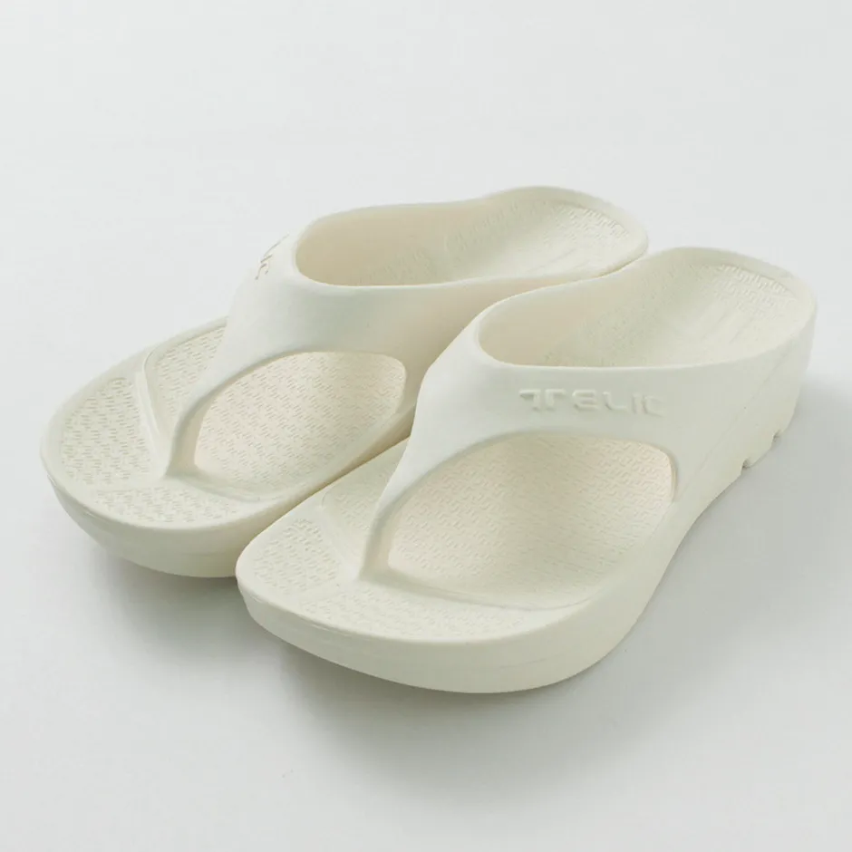 Sandals^TELIC / Double Flip Flop Recovery Platform Sandals