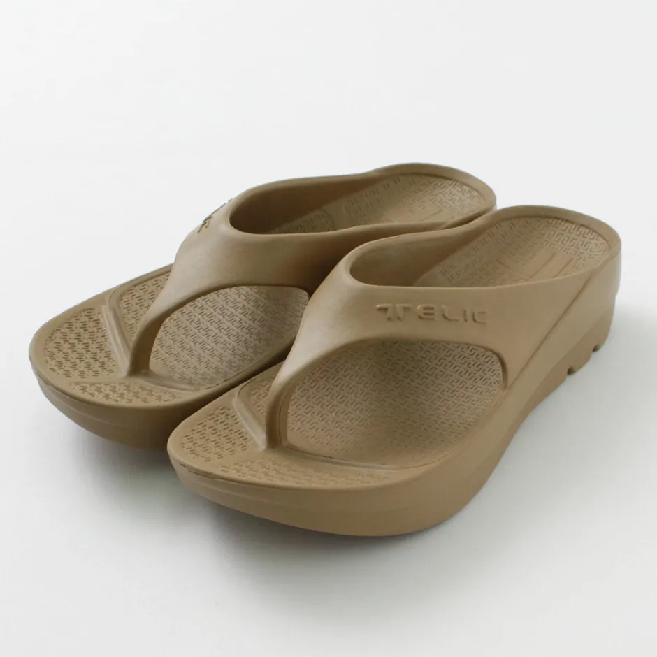 Sandals^TELIC / Double Flip Flop Recovery Platform Sandals