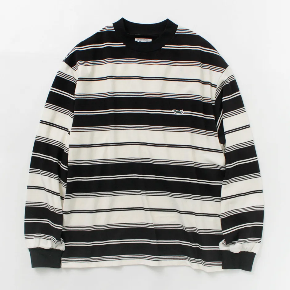 T-Shirts^THE FOX / Fox Striped Crew Neck Long Sleeve T-Shirt
