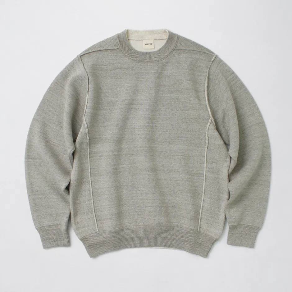 Knits^UNDYED / Knit Double Face Trim Crew Colored Organic Cotton