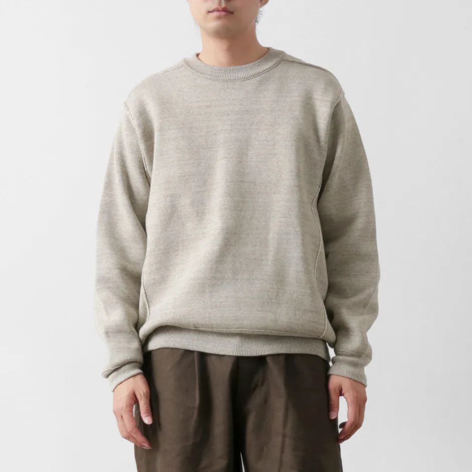 Knits^UNDYED / Knit Double Face Trim Crew Colored Organic Cotton