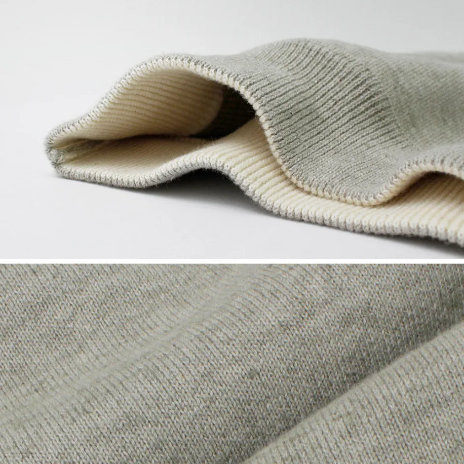 Knits^UNDYED / Knit Double Face Trim Crew Colored Organic Cotton