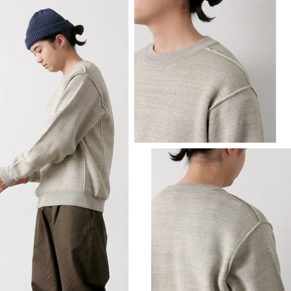 Knits^UNDYED / Knit Double Face Trim Crew Colored Organic Cotton