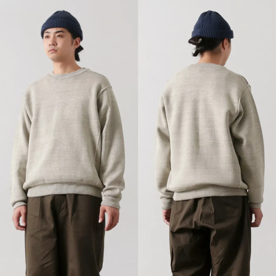 Knits^UNDYED / Knit Double Face Trim Crew Colored Organic Cotton