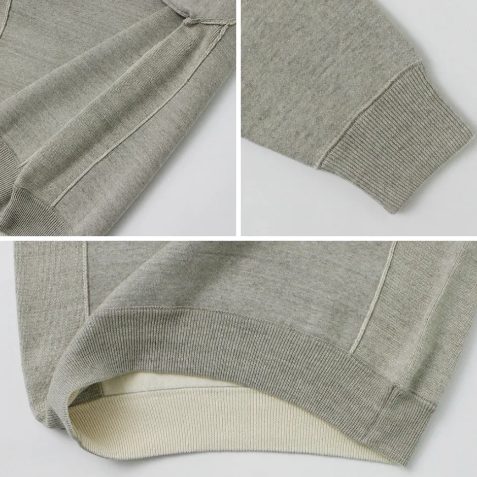 Knits^UNDYED / Knit Double Face Trim Crew Colored Organic Cotton