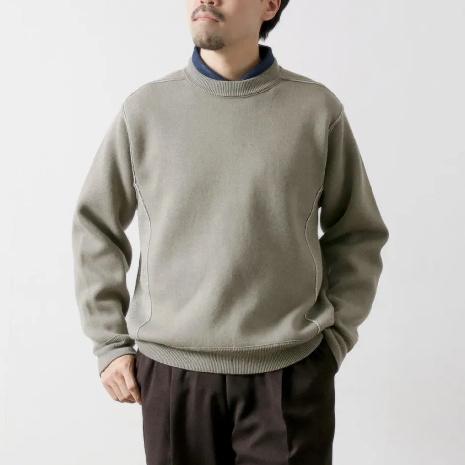 Knits^UNDYED / Knit Double Face Trim Crew Colored Organic Cotton