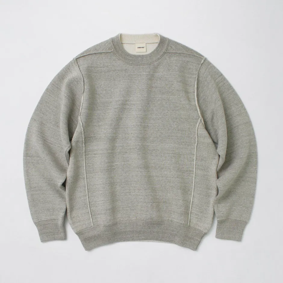 Knits^UNDYED / Knit Double Face Trim Crew Colored Organic Cotton