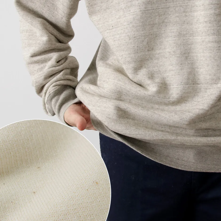 Sweatshirts^UNDYED / Lined Crew Neck Sweatshirt Colored Organic Cotton